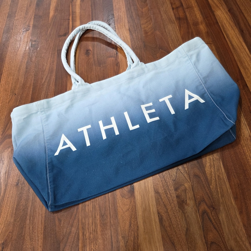 Athleta Gradient Blue Tote Bag